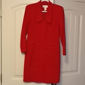 1950's Vintage Red Coat